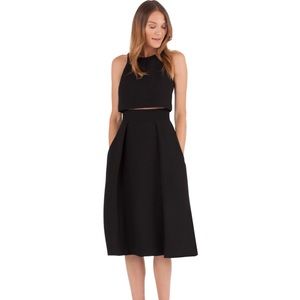 Black Halo Sanibel two piece dress